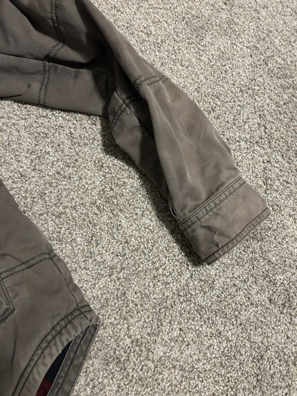 Columbia Men's Rugged Ridge Fleece Lined Canvas Shirt Jacket, Size Medium - Picture 8 of 9